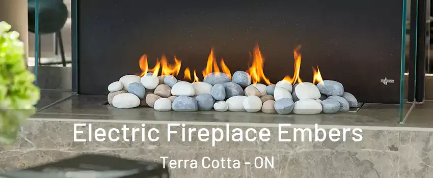  Electric Fireplace Embers Terra Cotta - ON
