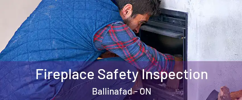  Fireplace Safety Inspection Ballinafad - ON