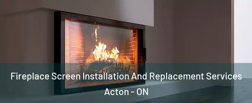  Fireplace Screen Installation And Replacement Services Acton - ON