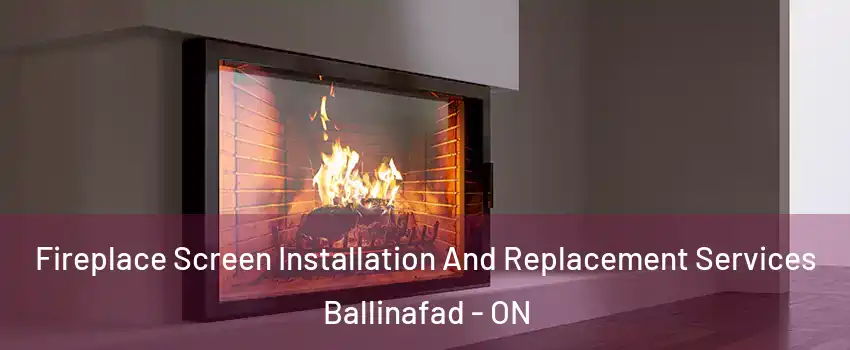  Fireplace Screen Installation And Replacement Services Ballinafad - ON
