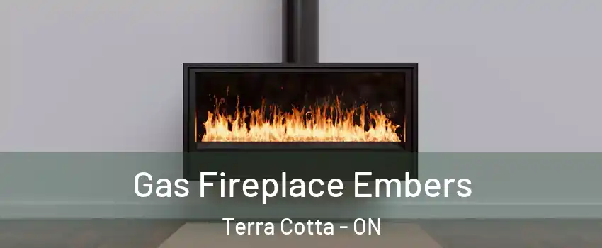  Gas Fireplace Embers Terra Cotta - ON