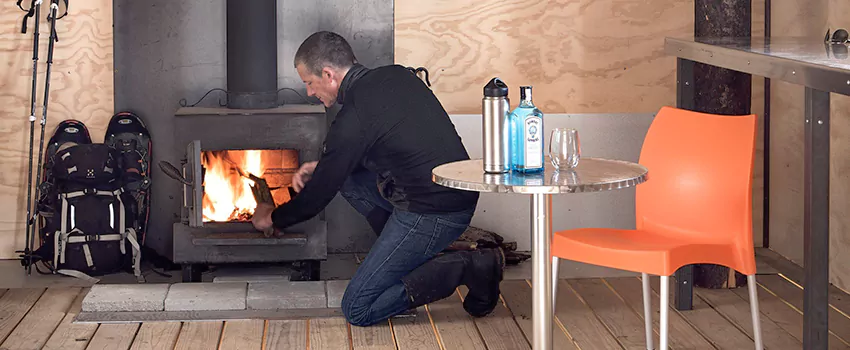 Open Hearth Wood Fireplace Installation in Halton Hills, ON