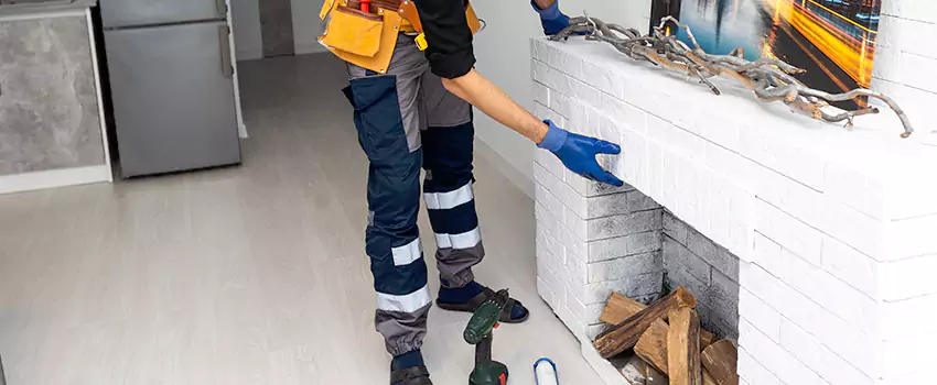 Pellet Fireplace Insert Installation in Halton Hills, ON