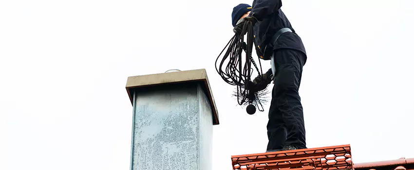 Gas Fireplace Flue Cleaning in Halton Hills, Ontario