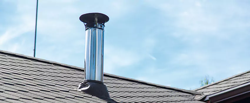 Outdoor Metal Chimney Installation in Halton Hills, Ontario