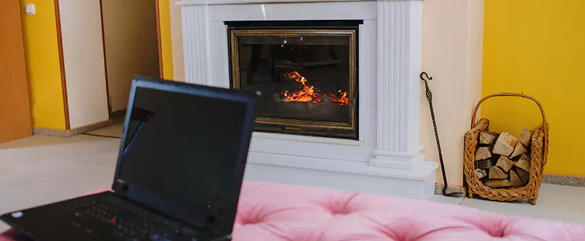 Valor Outdoor Gas Fireplace in Halton Hills, Ontario