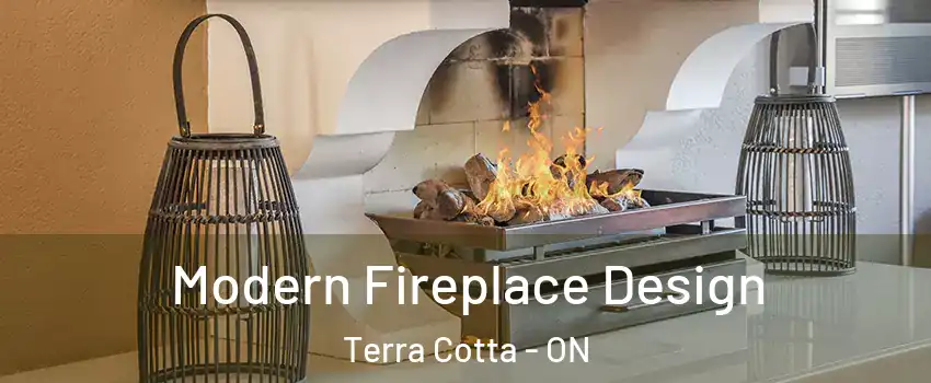  Modern Fireplace Design Terra Cotta - ON