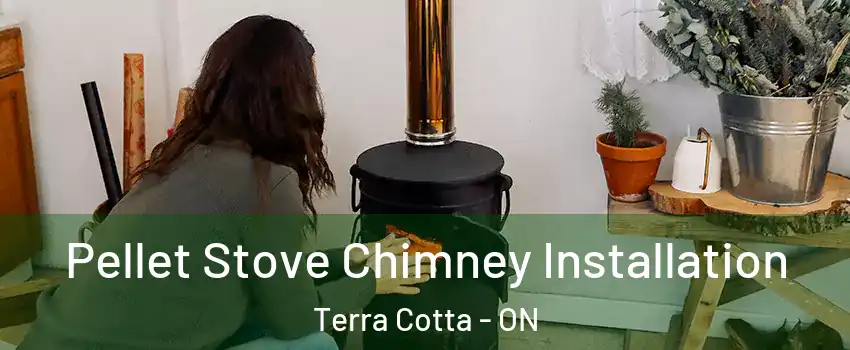  Pellet Stove Chimney Installation Terra Cotta - ON